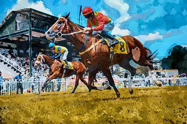 Horse Racing Painting - Niche Racing
